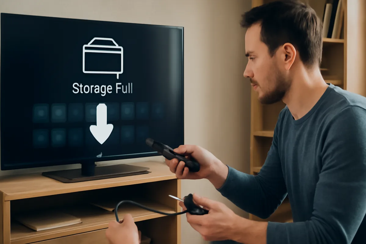Cosa fare se la smart TV segnala memoria piena? La soluzione rapida senza perdere le impostazioni delle app